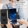 Frosted PU Leather + TPU Wallet Case with Stand & Magnetic Closure for iPhone 17 Pro Max - Black