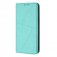 Frosted PU Leather + TPU Wallet Case with Stand & Magnetic Closure for iPhone 17 Pro Max - Light Blue