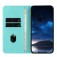 Frosted PU Leather + TPU Wallet Case with Stand & Magnetic Closure for iPhone 17 Pro Max - Light Blue