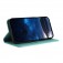 Frosted PU Leather + TPU Wallet Case with Stand & Magnetic Closure for iPhone 17 Pro Max - Light Blue