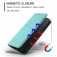 Frosted PU Leather + TPU Wallet Case with Stand & Magnetic Closure for iPhone 17 Pro Max - Light Blue