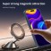 Translucent Frosted PC + TPU Hybrid MagSafe-Compatible Case for iPhone 17 Pro Max - Cyan Blue