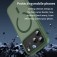 Translucent Frosted PC + TPU Hybrid MagSafe-Compatible Case for iPhone 17 Pro Max - Olive Green