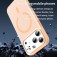 Translucent Frosted PC + TPU Hybrid MagSafe-Compatible Case for iPhone 17 Pro Max - Rouge Powder