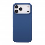 Soft-Touch Liquid Silicone Case for iPhone 17 Pro Max - Blue