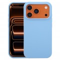 Soft-Touch Liquid Silicone Case for iPhone 17 Pro Max - Azure Blue