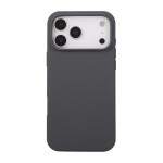 Soft-Touch Liquid Silicone Case for iPhone 17 Pro Max - Charcoal Grey