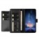 Lambskin + TPU 8-Card Wallet Case with Stand for iPhone 17 Pro Max - Black