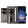 Lambskin + TPU 8-Card Wallet Case with Stand for iPhone 17 Pro Max - Grey