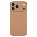 Liquid Silicone Case for iPhone 17 Pro Max - Light Brown