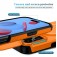 TPU + PC MagSafe-Compatible Case with Sliding Camera Cover and Stand for iPhone 17 Pro Max - Orange
