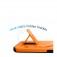TPU + PC MagSafe-Compatible Case with Sliding Camera Cover and Stand for iPhone 17 Pro Max - Orange