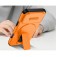 TPU + PC MagSafe-Compatible Case with Sliding Camera Cover and Stand for iPhone 17 Pro Max - Orange