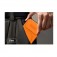 TPU + PC MagSafe-Compatible Case with Sliding Camera Cover and Stand for iPhone 17 Pro Max - Orange