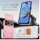 TPU + PC MagSafe-Compatible Case with Sliding Camera Cover and Stand for iPhone 17 Pro Max - Pink