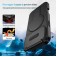 TPU + PC MagSafe-Compatible Case with Sliding Camera Cover and Stand for iPhone 17 Pro Max - Black