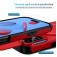 TPU + PC MagSafe-Compatible Case with Sliding Camera Cover and Stand for iPhone 17 Pro Max - Red