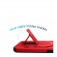 TPU + PC MagSafe-Compatible Case with Sliding Camera Cover and Stand for iPhone 17 Pro Max - Red