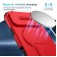TPU + PC MagSafe-Compatible Case with Sliding Camera Cover and Stand for iPhone 17 Pro Max - Red