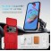 TPU + PC MagSafe-Compatible Case with Sliding Camera Cover and Stand for iPhone 17 Pro Max - Red