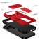 TPU + PC MagSafe-Compatible Case with Sliding Camera Cover and Stand for iPhone 17 Pro Max - Red