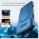 TPU + PC MagSafe-Compatible Case with Sliding Camera Cover and Stand for iPhone 17 Pro Max - Blue