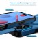 TPU + PC MagSafe-Compatible Case with Sliding Camera Cover and Stand for iPhone 17 Pro Max - Blue