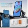 TPU + PC MagSafe-Compatible Case with Sliding Camera Cover and Stand for iPhone 17 Pro Max - Blue