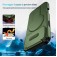 TPU + PC MagSafe-Compatible Case with Sliding Camera Cover and Stand for iPhone 17 Pro Max - Green