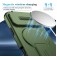 TPU + PC MagSafe-Compatible Case with Sliding Camera Cover and Stand for iPhone 17 Pro Max - Green