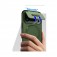 TPU + PC MagSafe-Compatible Case with Sliding Camera Cover and Stand for iPhone 17 Pro Max - Green