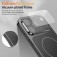 TPU + PC MagSafe-Compatible Case with Glass-Covered Camera Window for iPhone 17 Pro Max - Black