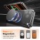 TPU + PC MagSafe-Compatible Case with Glass-Covered Camera Window for iPhone 17 Pro Max - Black