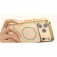 TPU + PC MagSafe-Compatible Case with Glass-Covered Camera Window for iPhone 17 Pro Max - Gold
