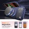 TPU + PC MagSafe-Compatible Case with Glass-Covered Camera Window for iPhone 17 Pro Max - Blue