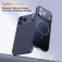 TPU + PC MagSafe-Compatible Case with Glass-Covered Camera Window for iPhone 17 Pro Max - Blue