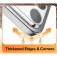 TPU + PC MagSafe-Compatible Case with Glass-Covered Camera Window for iPhone 17 Pro Max - Silver