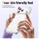 Clear Acrylic + TPU Hybrid Magnetic Case for iPhone 17 Pro Max - White