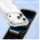 Clear Acrylic + TPU Hybrid Magnetic Case for iPhone 17 Pro Max - White