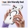 Clear Acrylic + TPU Hybrid Magnetic Case for iPhone 17 Pro Max - Black
