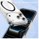 Clear Acrylic + TPU Hybrid Magnetic Case for iPhone 17 Pro Max - Black