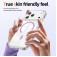 Clear Acrylic + TPU Hybrid Magnetic Case for iPhone 17 Pro Max - Purple
