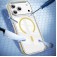 Clear Acrylic + TPU Hybrid Magnetic Case for iPhone 17 Pro Max - Yellow