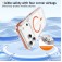 Clear Acrylic + TPU Hybrid Magnetic Case for iPhone 17 Pro Max - Orange