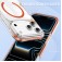 Clear Acrylic + TPU Hybrid Magnetic Case for iPhone 17 Pro Max - Orange