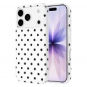 Dot-Pattern TPU Full-Coverage Case for iPhone 17 Pro Max - White