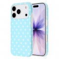 Dot-Pattern TPU Full-Coverage Case for iPhone 17 Pro Max - Blue