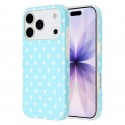 Dot-Pattern TPU Full-Coverage Case for iPhone 17 Pro Max - Blue