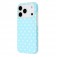 Dot-Pattern TPU Full-Coverage Case for iPhone 17 Pro Max - Blue