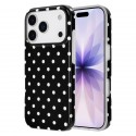 Dot-Pattern TPU Full-Coverage Case for iPhone 17 Pro Max - Black